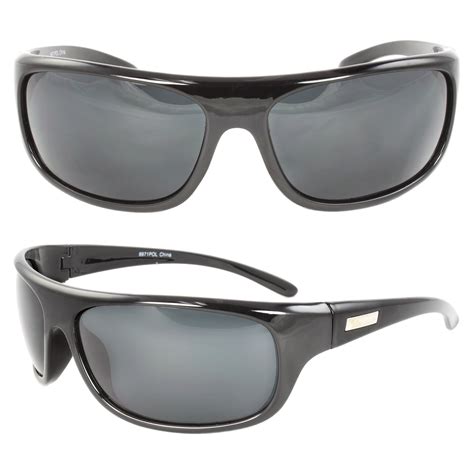 men's black polarized sunglasses